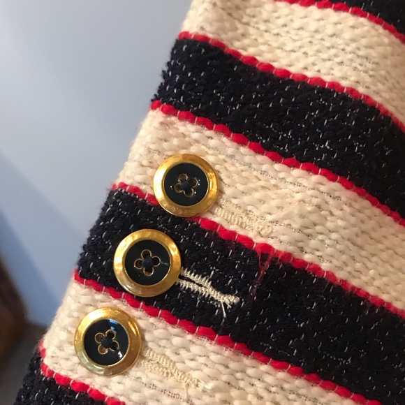 Cabi red white and blue blazer. New with tags sz 6 - Picture 3 of 4